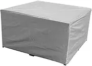 KONTONTY Garden Chair Table Cover Outdoor Furniture Cover Uv Dustproof Silver 213x132x74cm