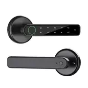 Smart Fingerprint Door Lock Electronic Handle Digital Password Key with Tuya APP