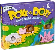 Melissa & Doug 31343 Poke-A-Dot Goodnight, Animals Board Book