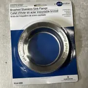 EMERSON InSinkErator Disposal Food Waste Disposer Stainless Sink Flange FLG-SSB