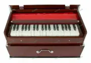 Professional High Quality Safri Double Bellow Folding Harmonium 39 Keys Two Reed
