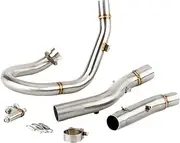 daili store Compatible With Suzuki DRZ 400 2000-2022 DRZ400 S/SM DR-Z 400 DRZ400S DRZ400SM Escape Motorcycle Exhaust Header Link Pipe 51mm Slip-on
