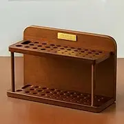 MEEDEN PRO Paint Brush Holder - Wooden Paint Brush Organizer - Paint Brush Holder for Artist - Art Supply Storage for Desk, Arts and Crafts