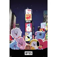 在飛比找有閑購物優惠-BT21 時代廣場 Times Square 英國進口海報/