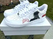 Nike Air Force 1 - Juice Wrld Custom Hand Painted Authentic - New In Box Men's 9