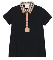 [Burberry Kids] Burberry Kids Baby pleated cotton dress M 12 black