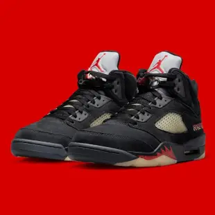 【NIKE 耐吉】休閒鞋 Air Jordan 5 Gore-Tex W Off Noir 黑紅 女鞋 男女段 DR0092-001