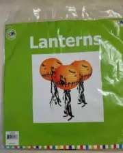 NEW Set of 3 Paper 12" Lanterns Halloween w/ Hangers no lights