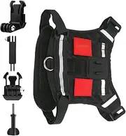Dog Harness,Dog Harness Holder - Pet Chest and Back Fixation with Mounting Base, Small Animal Accessories for Adventures, Daily Walks, Training