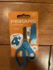 Pick 2+ Fiskars Kids Scissors 5" w/2" Blade Red Pointed or Turquoise Blunt [B9]