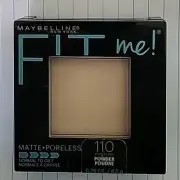 Maybelline New York Fit Me MATTE + PORELESS Powder 110 NEW Porcelain