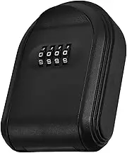 HEALEEP Box Wall Mounted Key Lock Box with Code Secure Storage for House Car Keys for Outdoor Use for Home Office