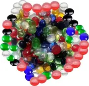 Decorative Glass Pebbles Vase Nuggets Wedding & Aquarium Decoration Mixed Stones