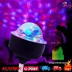 Usb Disco Light,Dj Led Rgb Stage Lamp,Plug In Disco Ball Light,Party Light Au➴+