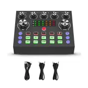 NEW V8S Bluetooth Sound Card Live Broadcas Microphone Audio Card Equipment