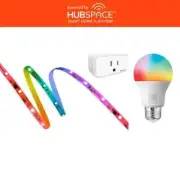 EcoSmart Smart Home Kit Color Changing LED Strip Light Smart Bulb & Plug Hubspac