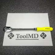 Snap-on Tools USA NEW 3/8" Drive HIGH VIS Hard Handle LONG Ratchet FHLD80