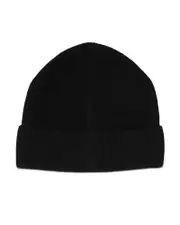 Sandro Cashmere Ribbed Turn Up Beanie