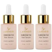 Vegan Hair Growth Serum for Women & Men - Natural Scalp Treatment for Thinnin...