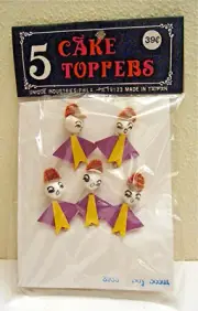 20 Boy Scout Toothpick Cake Toppers in 4 Unopened Packages Old Store Stock