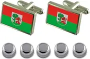 [Select Gifts] Shirt Dress Studs Liepaja City Latvia Flag Cufflinks
