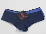 Antz Pantz Ladies 2 Pack Frenchie Briefs Panties Underwear size 14 Purple Navy