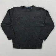 Polo Ralph Lauren Lambswool Crew-neck Sweater Boy's Size XL Gray VTG NWT