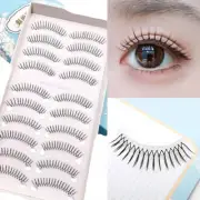 Womens U-shaped False Eyelashes Ladies Natural Extension Wispy Comic Eyes Makeup