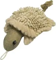 Pet Lou 00988 Naturally Twisted Dog Chew Toy, 10-Inch, Turtle