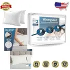 Luxury Quilted Waterproof Pillow Protector - Bed Bug & Dust Mite Proof (4 Pack)