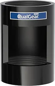 QualGear QG-PRO-PM-PCO-B Pro-AV 1.5" Npt Threaded Pipe Connector with Opening Projector Accessory