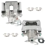 2PC Rear Left & Right Brake Calipers w/ Bracket For 2014-2019 TOYOTA COROLLA 4WD (for: Toyota)