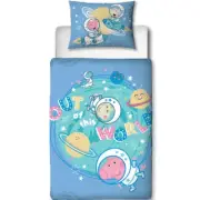 GEORGE PIG Stars Toddler/Cot Bed Quilt Cover Set