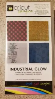 CRICUT Imagine INDUSTRIAL GLOW Cartridge - NEW w/o plastic clamshell