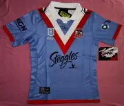 Sydney ROOSTERS ANZAC 2024 Blue POLO NRL Jersey *5XL* QLD Seller