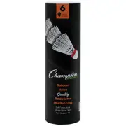 Champion Sports Nylon Outdoor Shuttlecock - 6 Pack
