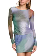 Rare London Mesh Blur Top
