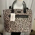 Gorgeous statement handbag Turk Tote Bag Leopard Print NWT