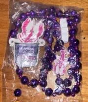 2025 Krewe Of Iris “Bloomin Beauties” Crawfish Polystone Beads