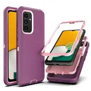 Samsung Galaxy A04S /A13 5G Case Drop Resistant Defender Tradies Heavy Duty Rugged Shockproof Tough Cover (Purple)