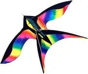 Perfk Kite Single Line Control Novelty Toy Lightweight Sturdy Kiting Beach Kite for Camping Beach Lawn (String Not Included)