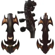 Nice model fancy Crazy-1 art streamline dragon scroll 5string electric cello 4/4