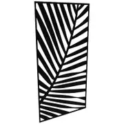 ProtectorAl 300-1200w x 1201-2400h Satin Black/Gloss Black Palm Unframed Composite Deco Panel