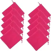 [Minkissy] 10pcs Small Velvet Drawstring Pouches for Jewelry Elegant Flannel Storage Bags for Rings Coins Travel Soft Protective Versatile for Women Men