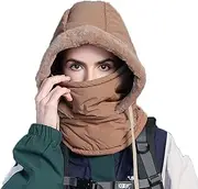 [WUODHTW] Women Men Hats Trapper Hat Winter Trooper Hat Ushanka Ear Flap Hunting Hat Aviator Windproof Skiing Snow Hat Caps, Coffee1, One Size, Coffee1, One Size