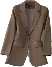 [Generic] Women Split Fork Suit Female Outwear Spring Tops Ladies Jacket Long Sleeves Blazer Coat