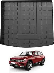 AUSGO 3D Cargo Mat Compatible with Volkswagen Tiguan 2016-Onwards, All-Weather Heavy Duty Boot Liner Luggage Tray Trunk Mat
