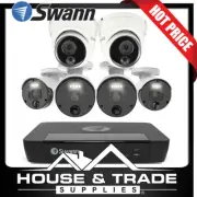 Swann Security Camera System 8 Channel 4K NVR with 4x 4K PIR & 2x Dome QV9108