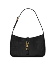 Saint Laurent Le 5 a 7 in Crocodile Embossed Shiny Leather