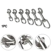 Seamless Stainless Steel Swivel Eye Bolt Snap Spring Hook for Fishing Gear